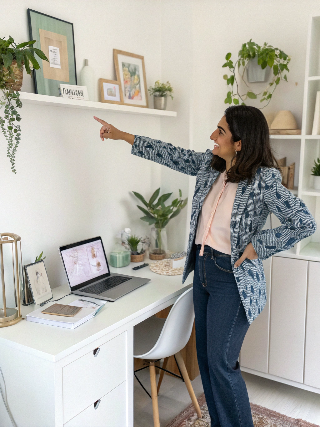 Sami Lamb conducting a professional real estate strategy session in a modern North Alabama home
