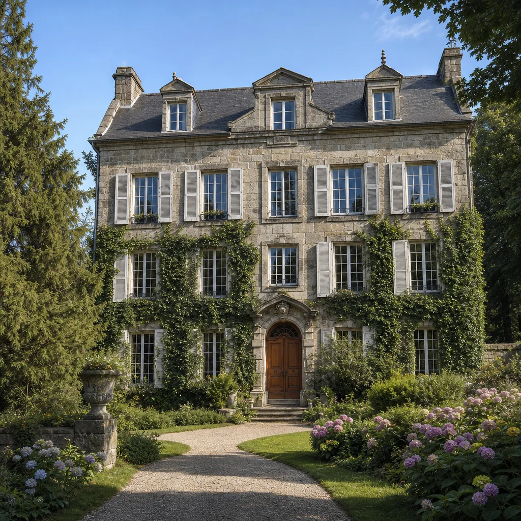 Lush greenery and historic home in Tuscumbia